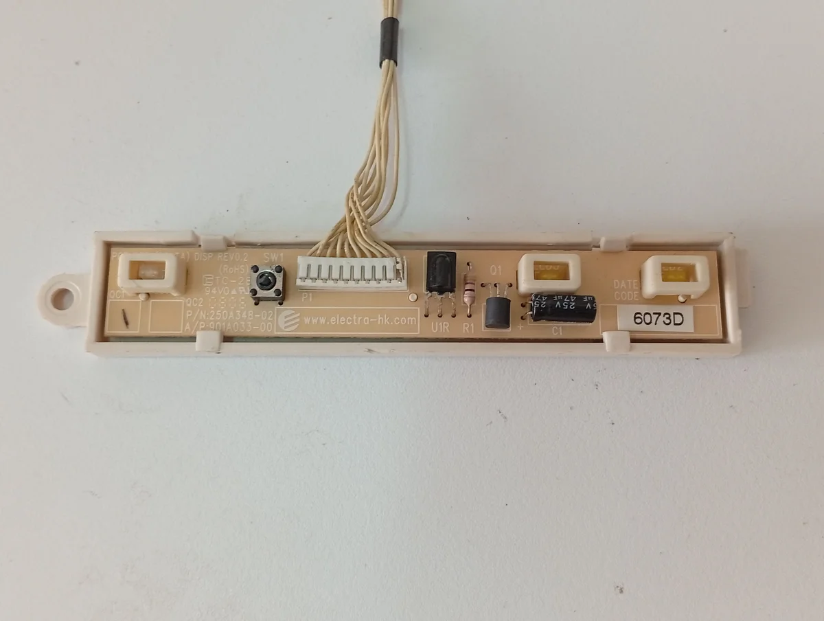 Imagen de PCB DCR (DELTA) DISP REV0.2 (RoHS)/ P/N:250A348-02/ A/P:901A033-00/6073D